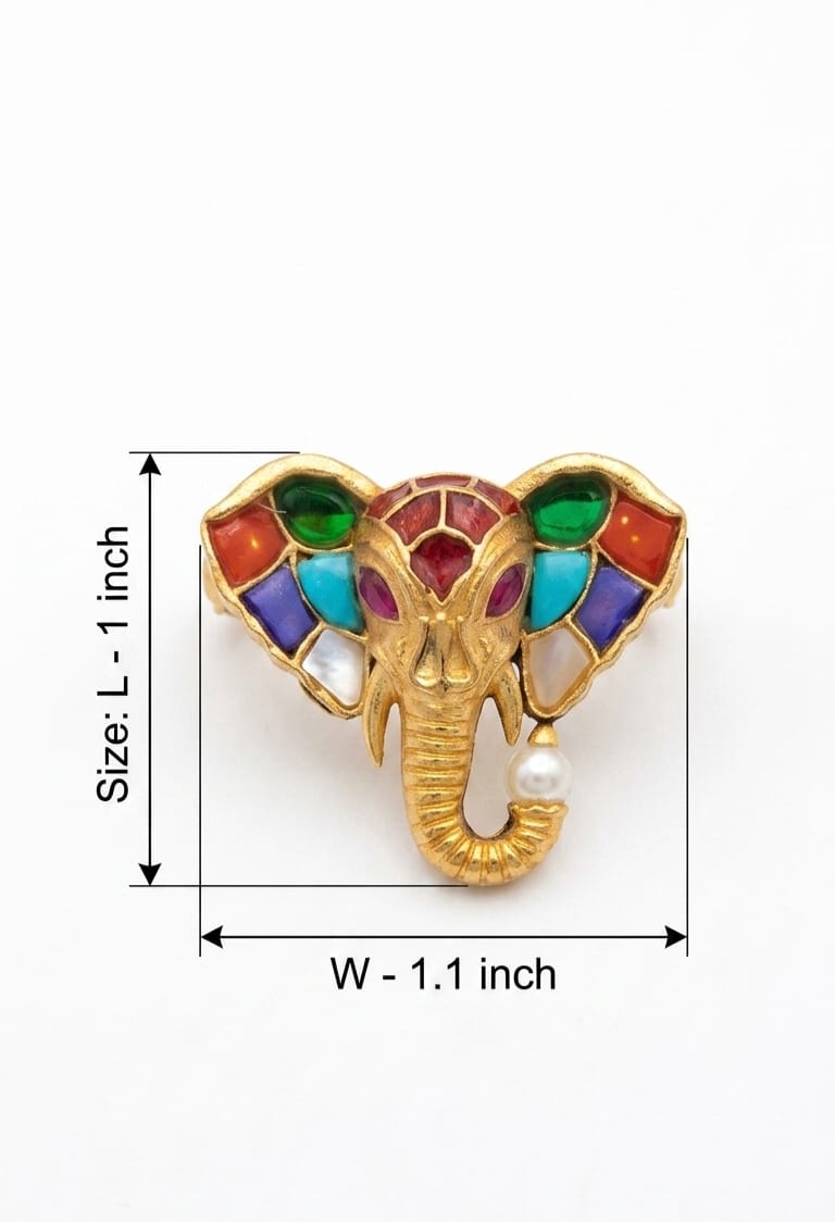 Gaja Brooch