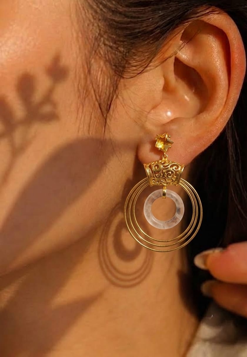 Chandni Circle Drop Earrings
