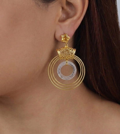Chandni Circle Drop Earrings