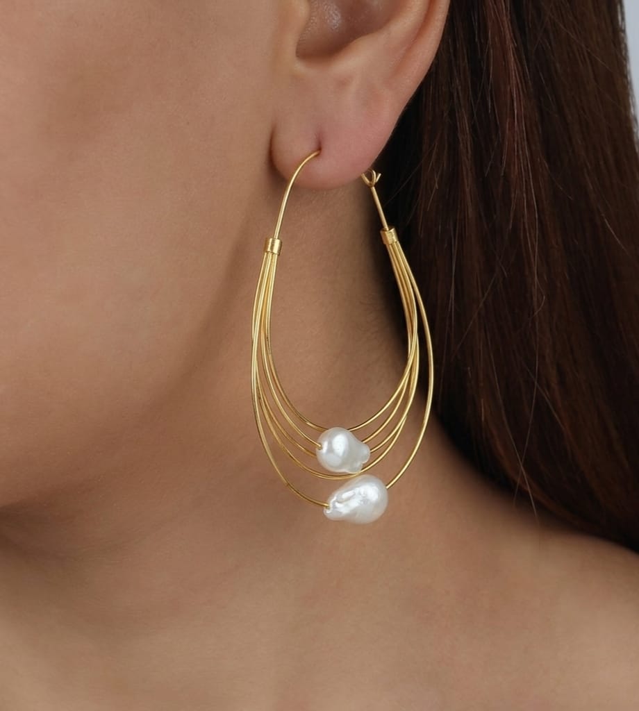 Gold Hoop Earrings