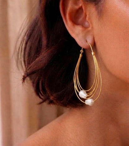 Gold Hoop Earrings