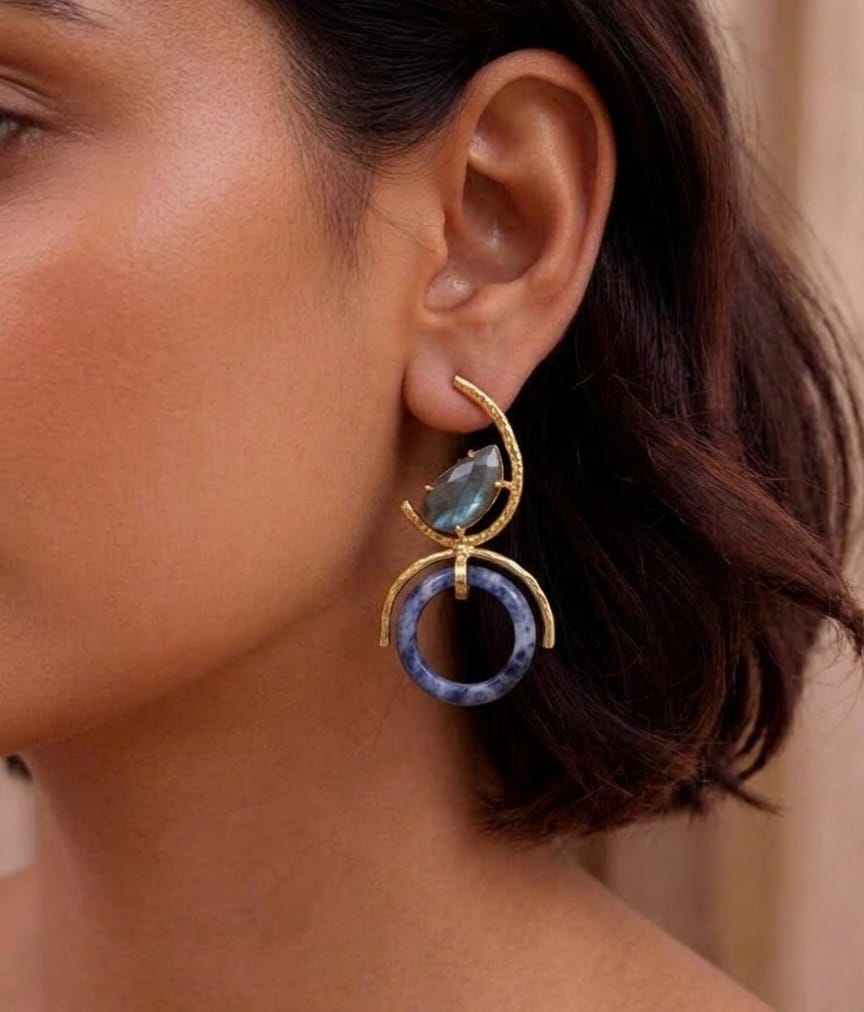 Neelambari Circle Drop Earring