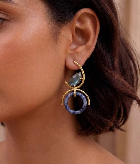 Neelambari Circle Drop Earring