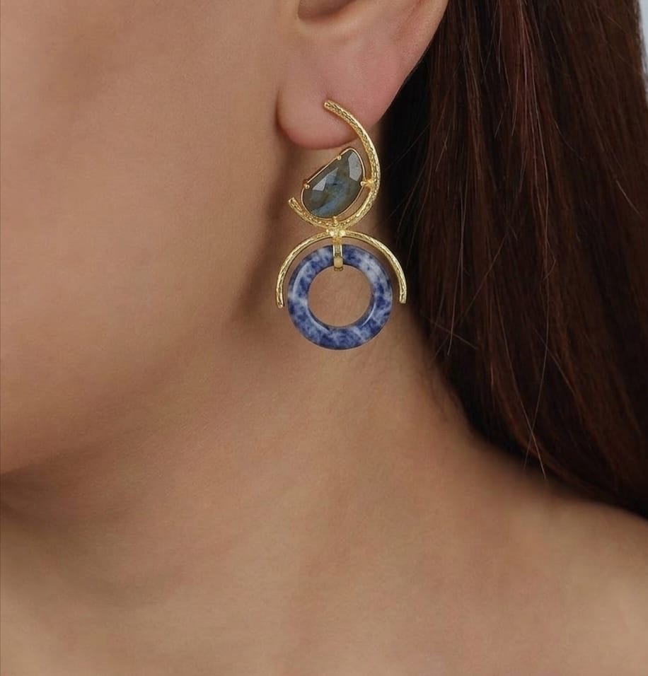 Neelambari Circle Drop Earring