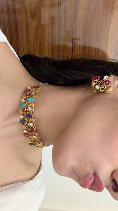 Mosaic Choker neck set