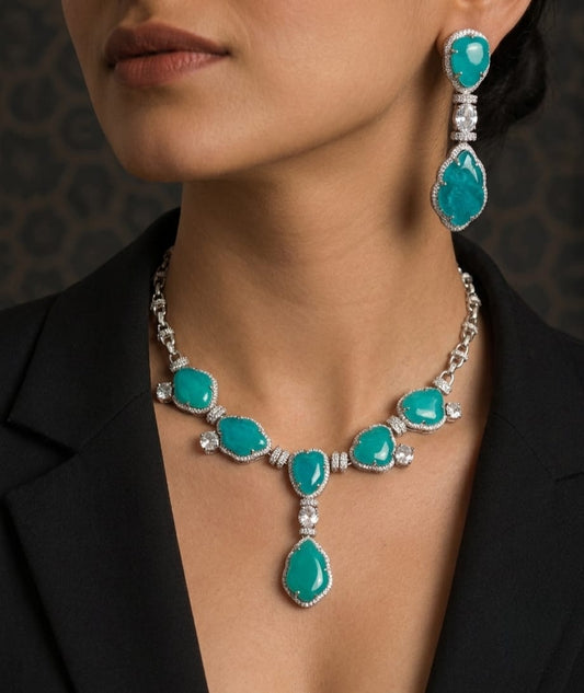Turquoise Neck Set