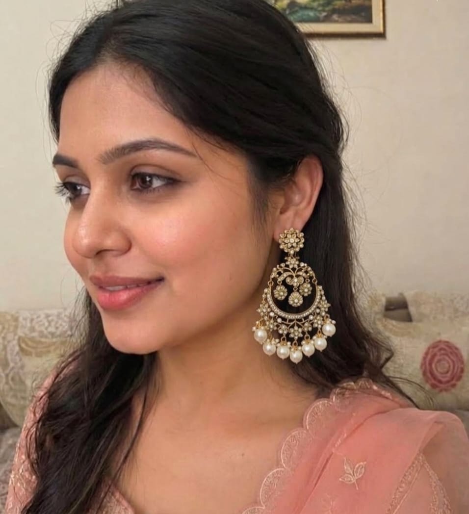 Chanda kundan earring