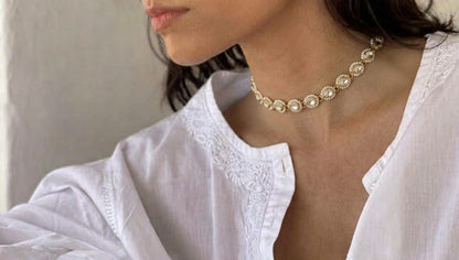 Swet pearl choker