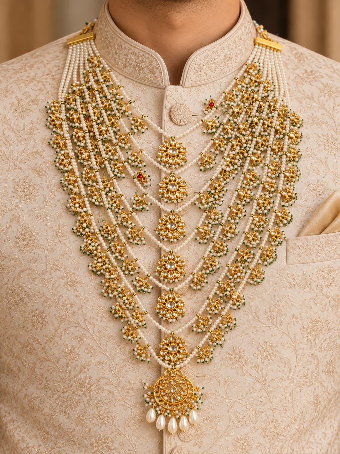 Maharaja groom Mala