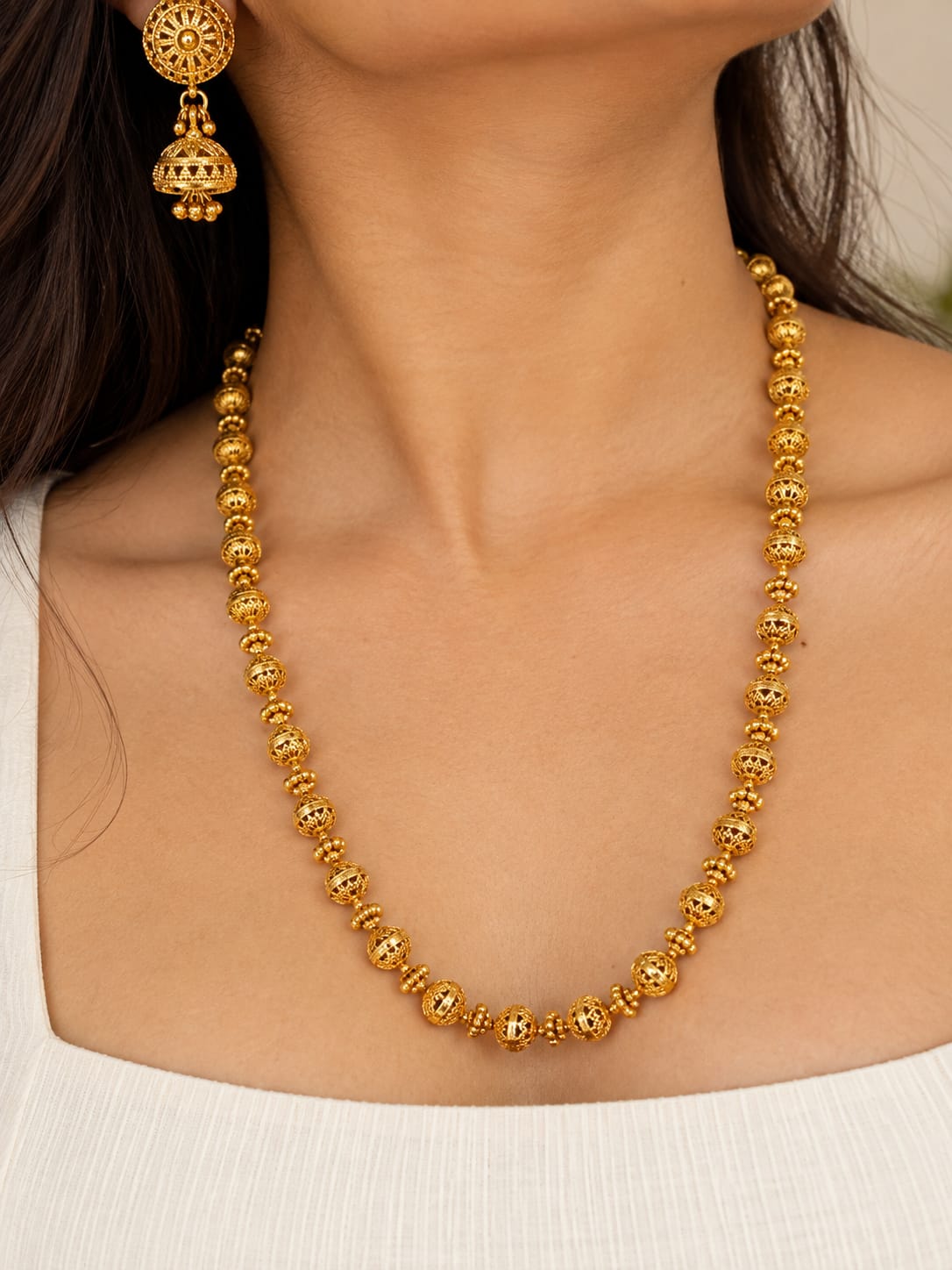 Kanchan Gola Mala Set