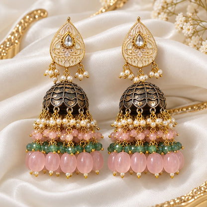 Yamini  Multi-Tier Jhumka