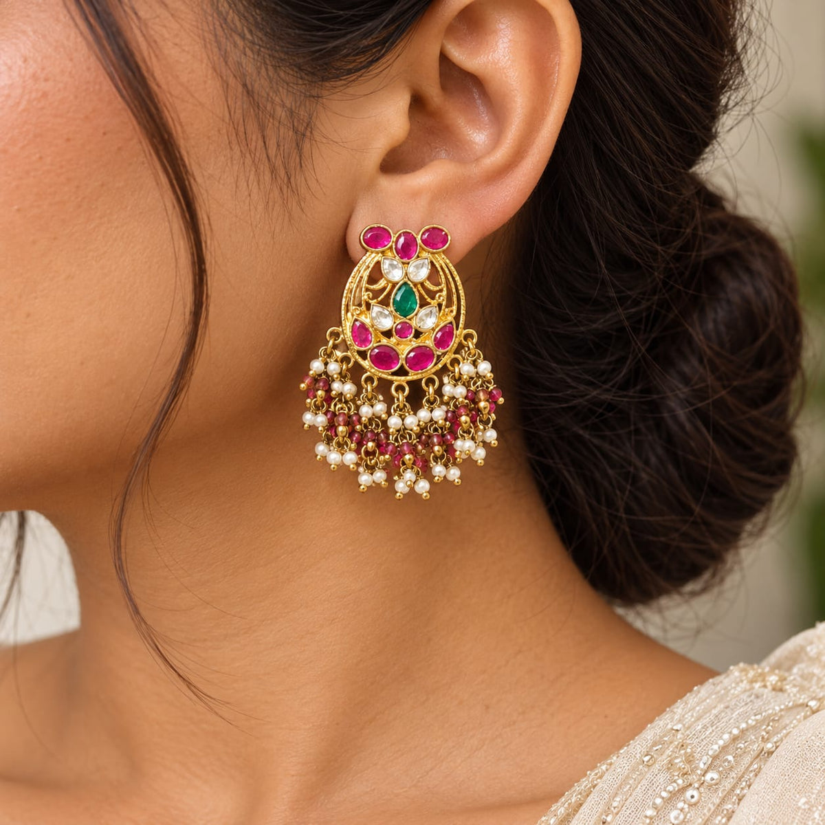 Samyukta Jhumka Earrings