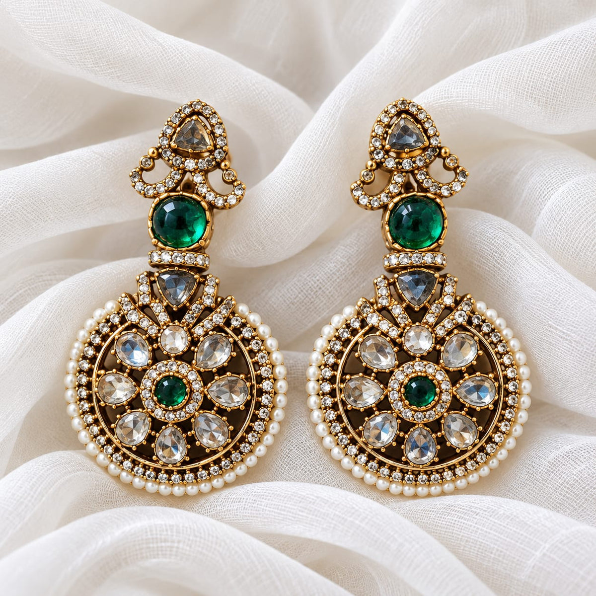 Surabhi  Kundan Earrings