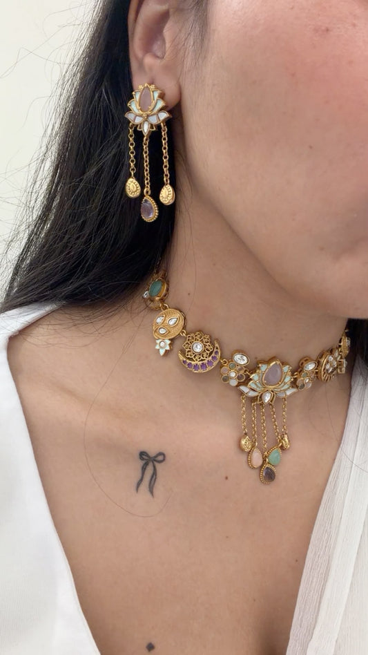 Kamala Pendant Necklace Set