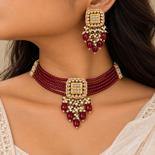 Raktmani choker