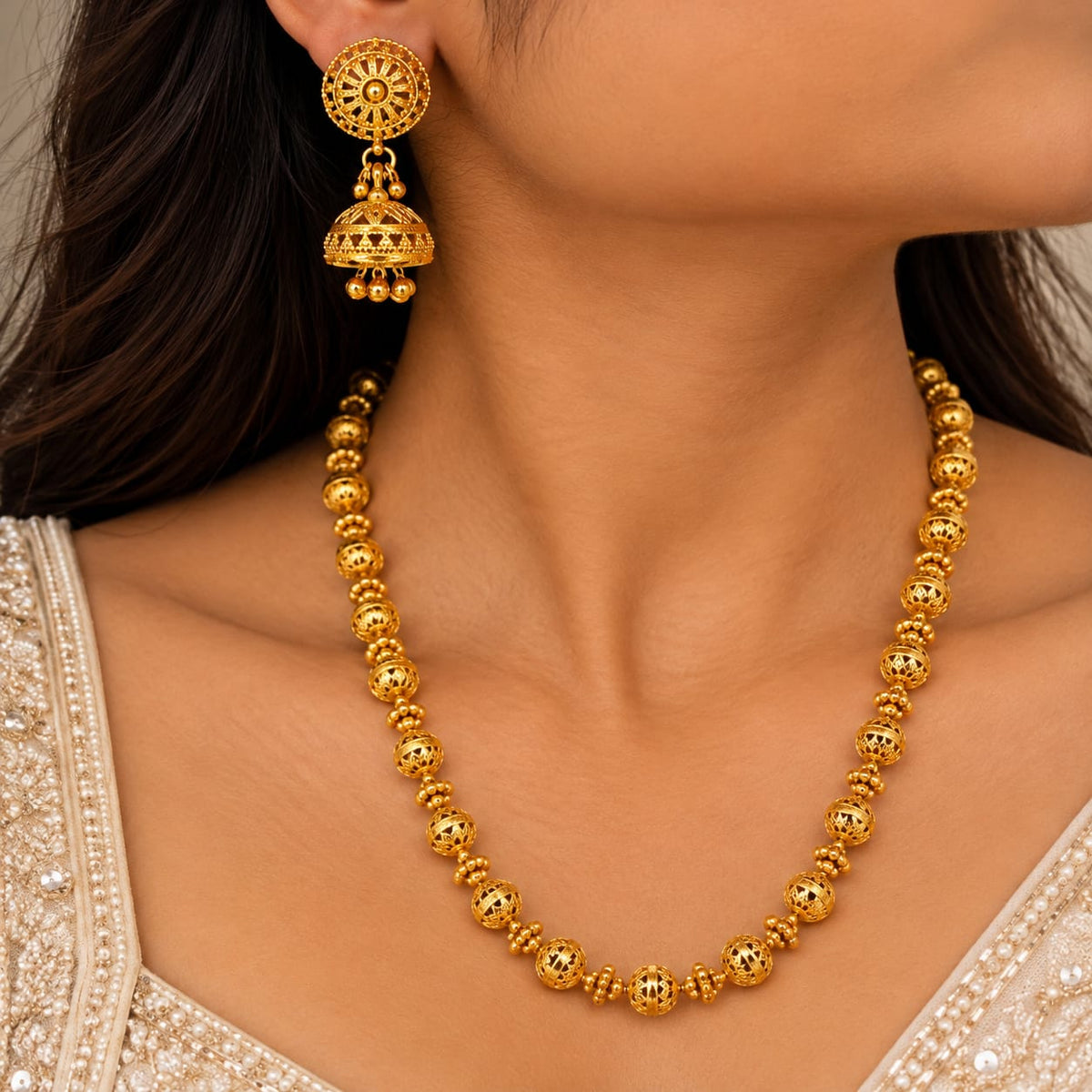 Kanchan Gola Mala Set