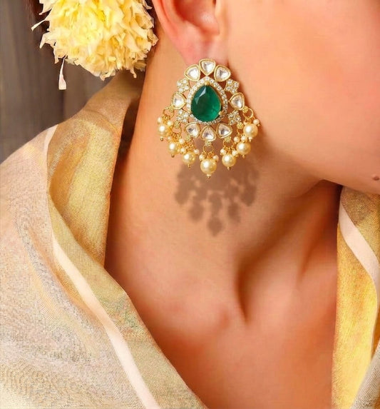  fan shape earrings