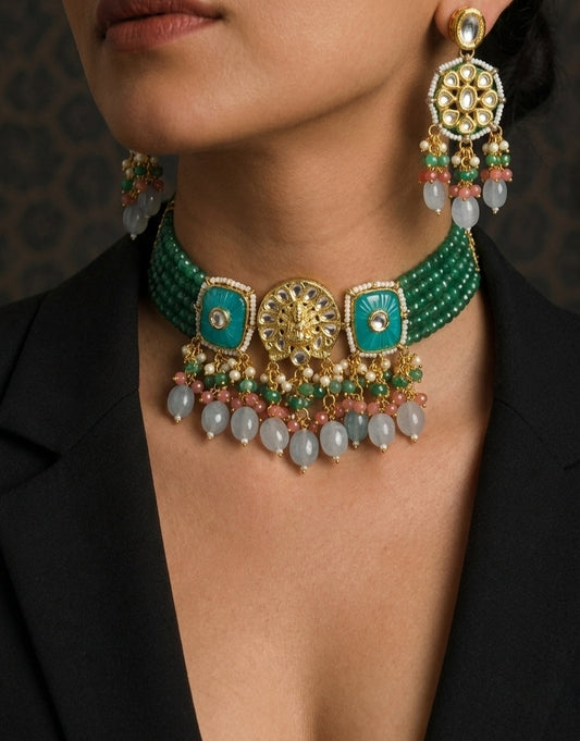 pachi kundan neckset for women 