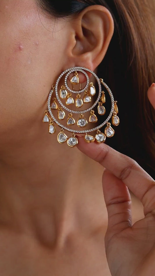 Siya Polki Layered ChandBali