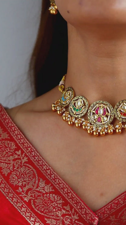 Zoya Gold Choker in Multi
