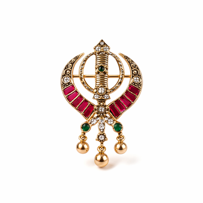 Khanda Brooch
