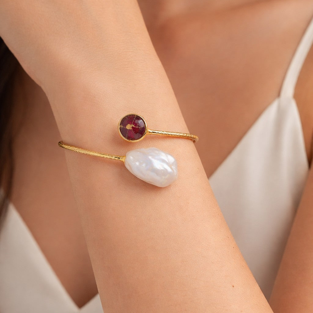 Ruby Tide Bracelet