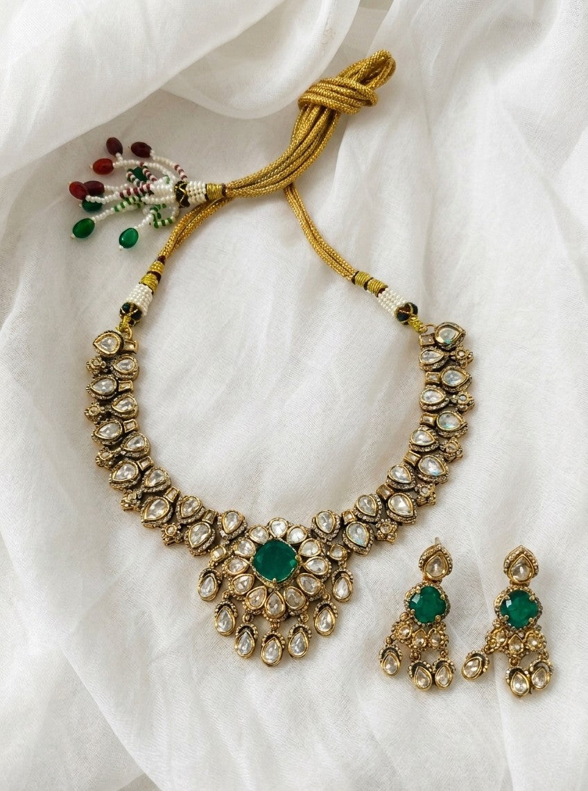 Zehra Polki Set