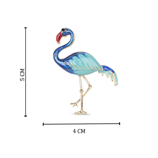 Flamingo in Blue