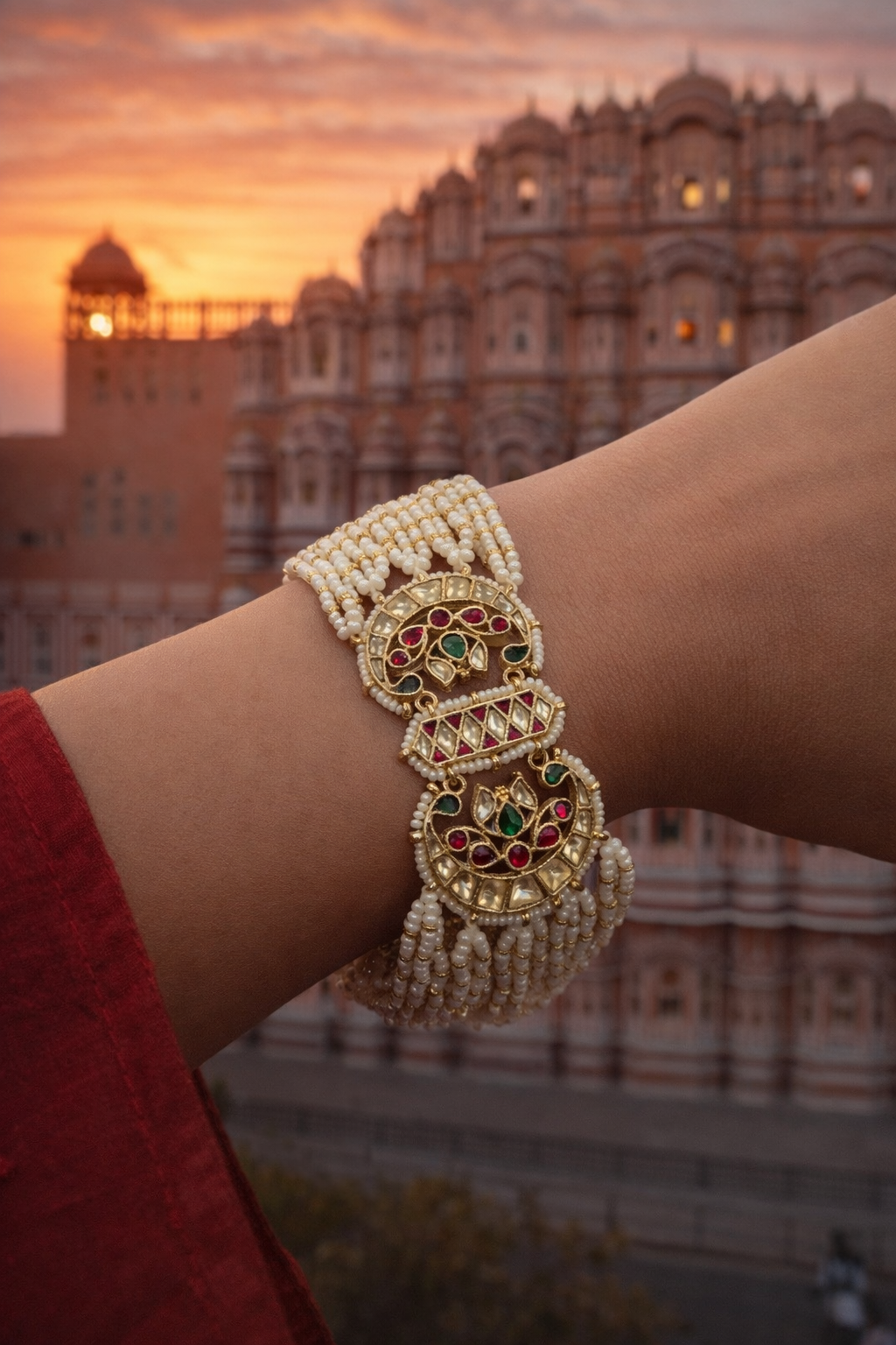 Suhasini Kundan Bracelet