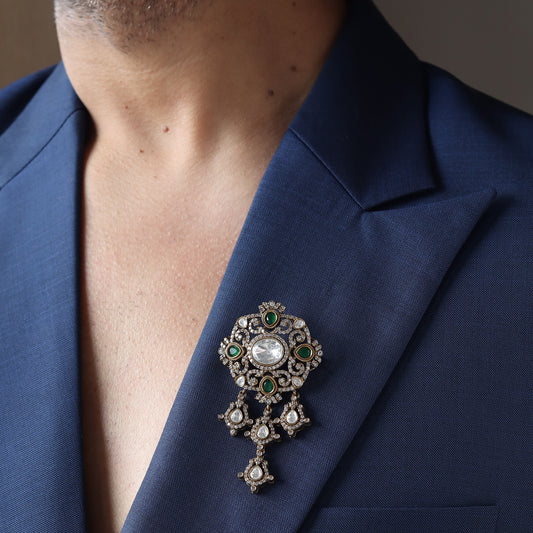 Royal Polki in Green