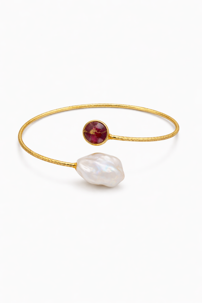 Ruby Tide Bracelet
