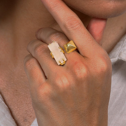 Bella Stone Ring in MoonStone