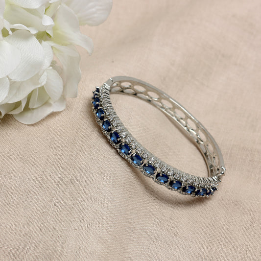 American Diamond Bracelet in Blue