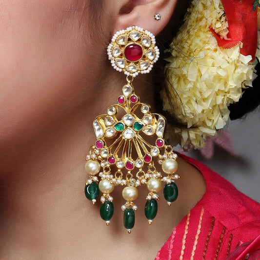 Maryam Pachi Kundan Earrings