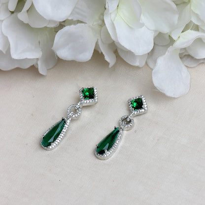 Darcy Earrings in Green