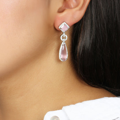 Darcy Earrings in Pink