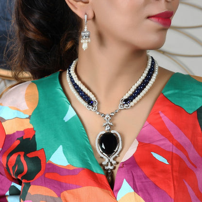 Aarohi Diamond Stone Necklace